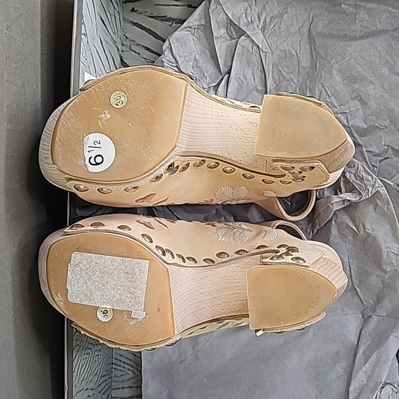 Alexander Mcqueen Sandal Pelle S.Gomma Calico 161 Heels - Picture 8 of 13